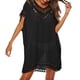thumbnail image 4 of Vestido de playa con encaje, crochet hueco, cubierta para mujer, traje de baño, traje de baño, negro Advancent AP002503-01, 4 of 6