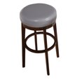 thumbnail image 2 of TMS Avenue 30" Round Indoor Swivel Bar Stool, Rich Brown/Gray Faux Leather, 2 of 6