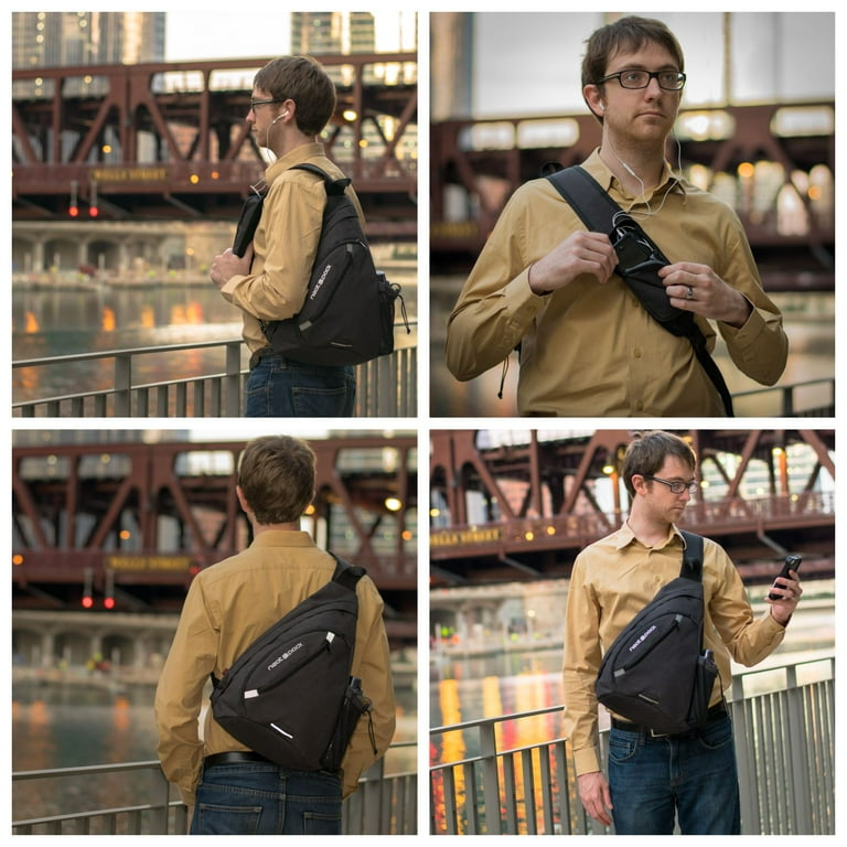 Versatile canvas sling bag cheap