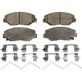 thumbnail image 6 of Detroit Axle - 2pc Brake Pads for 2002-2004 Honda CR-V, 03-11 Element, 2 Front & Rear Ceramic Brake Pads w/Hardware 2002 2003 2004 2005 2006 2007 2008 2009 2010 2011 Replacement, 6 of 7