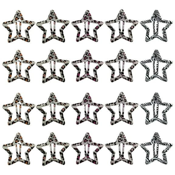 DESIGNICE 20Pcs Baby Hair Clips,Lightweight and Portable Style Toddler Hair Clips,Variety of Shape Options Toddler Hair Accessories,Colormixing1,1.18"