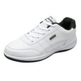 thumbnail image 1 of Chaussures pour Hommes Espadrilles Hommes Talon Compensé Semelle Souple Espadrilles Semelle Souple Bout Rond Respirantes Course Chaussures Western Mode Hommes Chaussures de Course Chaussures pour Homme(Blanc,10.5), 1 of 7