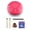 Pink, variant on Steel Tongue Drum 6 Inches 8 Notes B Major Navy Blue Meditation Yoga Percussion Instrument