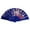 Blue, variant on BINGLI Best Chinese-Style Dance Wedding Party Lace Silk Folding Hand Held Flower Fan with Multiple Styles Family Party,Daily Use