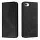 thumbnail image 1 of Funda tipo cartera de cuero magnético texturizado con patrón en S para iPhone 6, 7, 8, SE2 y SE3: alta resistencia magnética, ranuras para tarjetas, antiarañazos y protección duradera., 1 of 5