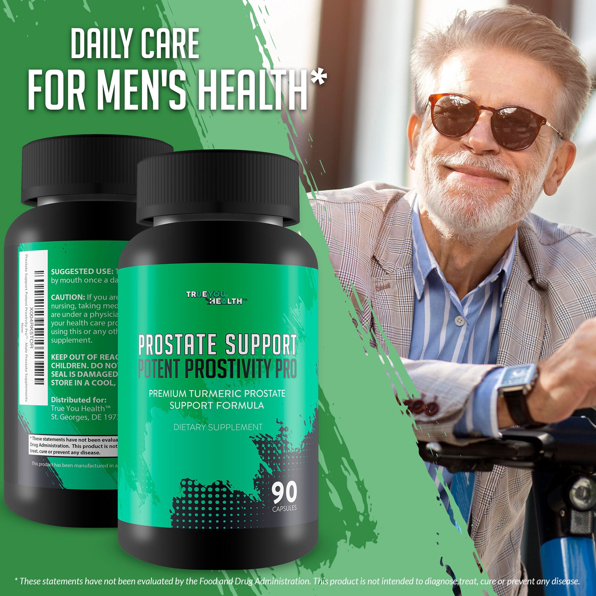 Prostate Support Potent Prostivity Pro - Our Best Prostate Supplement for Men - Uro Zinc Turmeric Vitamin D Mens Prostate Supplements - Prostatitis Supplement Urozinc Potent Stream Prostate Health
