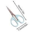 thumbnail image 4 of Totil office Craft Stationery Multipurpose Blue Scissors Stainless 7.4 Inches Shears for Kitchen Supplies Cutting Leather Arts Crafts Scissors, 4 of 4