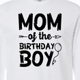 thumbnail image 4 of Inktastic Mom of the Birthday Boy with Balloon Long Sleeve T-Shirt, 4 of 5