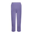 thumbnail image 5 of IDALL Linen Pants Women Petite Pants 2025 Casual Pants Lightweight Autumn Fabric Comfortable & Stylish Multiple Color Options Lounge Pants Women Summer Pants Purple 2XL, 5 of 8