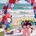 thumbnail image 7 of 4th of July Patriotic Bows, American Flag Wreath Bows With Long Tails, Red White Blue Stars and Stripes Bows for Independence Day, Memorial Day, Wreaths, Party and Holiday Decorations, 7 of 7