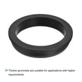 thumbnail image 3 of Unique Bargains Support de Illet en Caoutchouc Dia 3-13/64 Pieds (81.3mm) Type T Rond pour Protection des Fils, 3 of 5