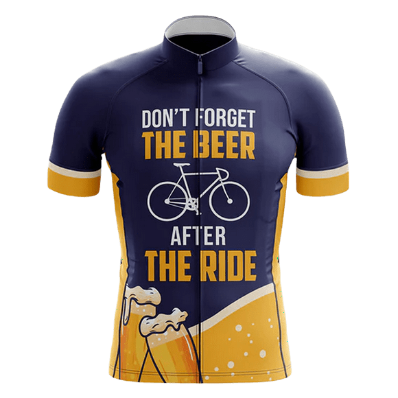Chandail de Cyclisme Don't Forget The Beer After The Ride II - S