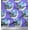 Medium Purple, variant on Soimoi Crepe Silk Fabric Tropical Flower & Heart Decor Fabric Printed Yard 42 Inch Wide