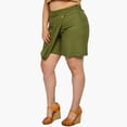 thumbnail image 2 of Short falda de lino Roman Fashion Talla extra modelo 2759 Olivo verde 42, 2 of 6