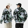 thumbnail image 6 of Daiia Cartoon Koala Bear UPF 50+ Sun Protection Hoodie Jacket Lightweight Long Sleeve Sun Shirt for Women Men with Pocket Hiking Outdoor-Medium, 6 of 9