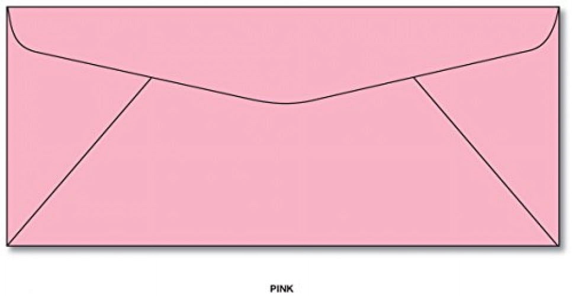 Pink Pastel #10 Business Envelopes – Great for Holiday, Office, Invoices, Letters, Mailings| 4 1/8 x 9 1/2 Inches | 100 per Pack