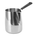 thumbnail image 4 of Pichet toroïde de café à longue poignée, cafetière turc des classiques, 304 en acier inoxydable Rustproofing plus lisse-lait picheur pour café à la maison, 4 of 7