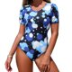 thumbnail image 2 of Trajes de baño de una pieza para mujer Trajes de surf de manga larga para mujer Trajes de buceo cortos con almohadillas para el pecho y sin soportes de acero Trajes de baño conservadores Traje de baño, 2 of 5