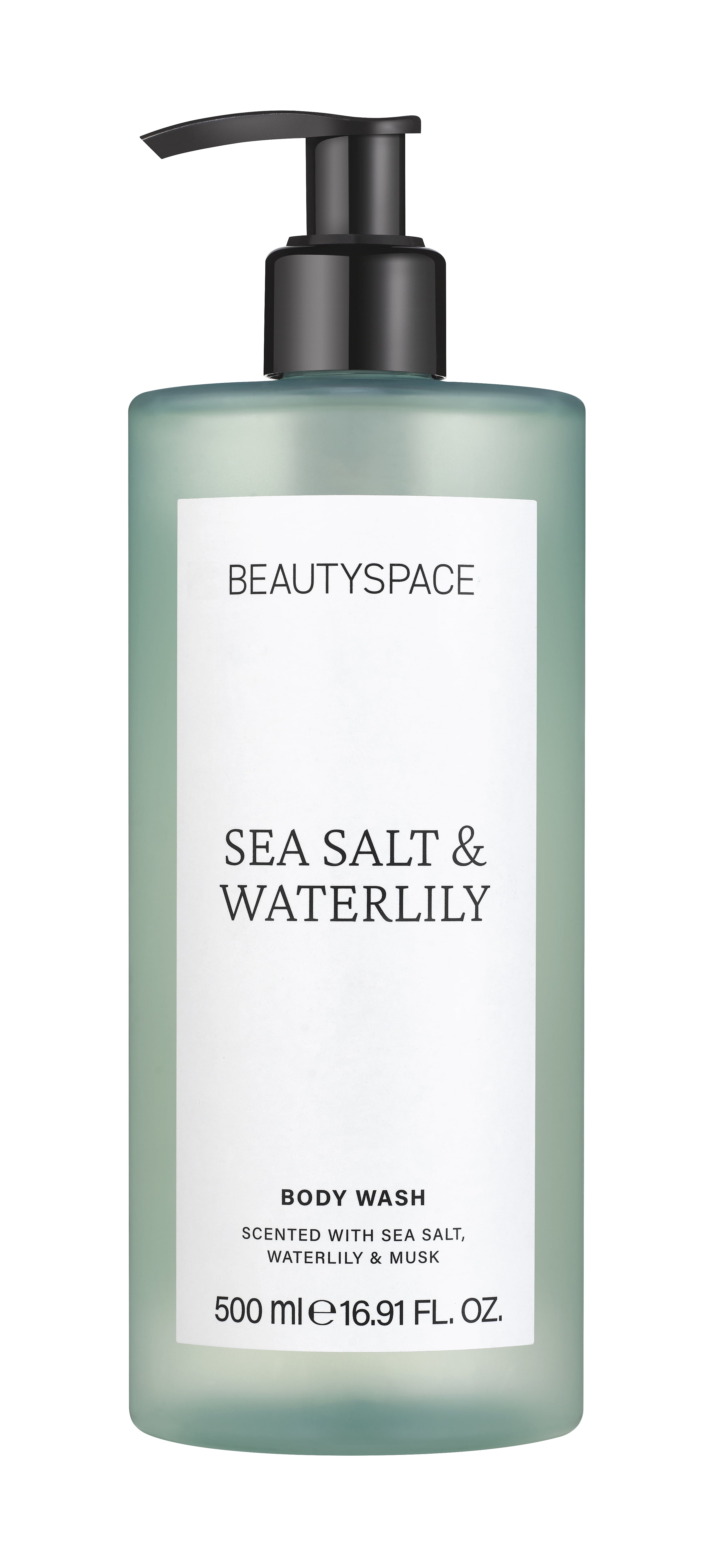(2 pack) BEAUTYSPACE Sea Salt And Waterlily Body Wash, 16.91 fl oz