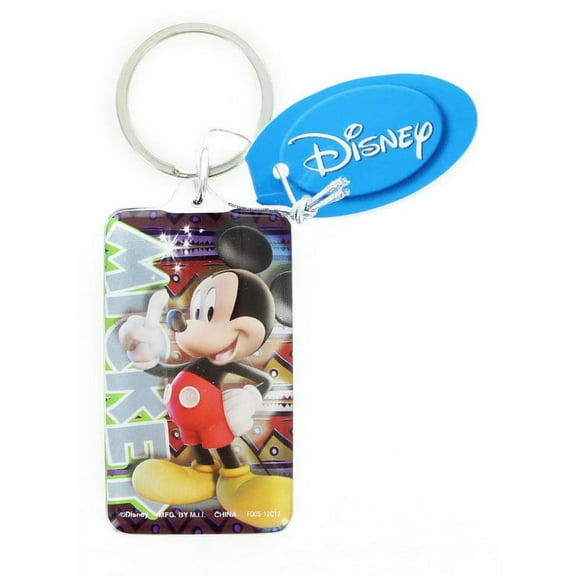 Monogram International MNG-21189-C Disney Mickey Mouse Rectangular Lucite Key Ring