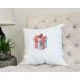 thumbnail image 2 of Gift Wrapped 16 Inch Off White Holiday Print Decorative Throw Pillow, 2 of 2
