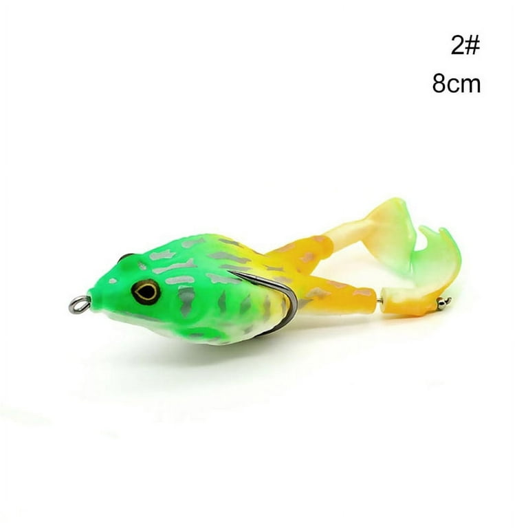 Topwater Frog Fishing Lure Simple And Durable, Not Easy To Damage Bait For  Freshwater Saltwater Fishing 2# 8cm 