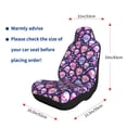 thumbnail image 3 of Uemuo Skull mushroom colorful cute Pattern Car Seat Covers for Front Seats Waterproof Seat Covers for Cars, Universal Auto Front Seats Protector Fits for Car-1, 3 of 6