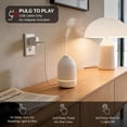 thumbnail image 3 of Essential Oil Diffuser, 100ml Aromatherapy Diffuser, Mini Ultrasonic Diffuser for Essential Oil, Home, Office, Cool Mist Humidifier with 7 Led Light, Auto Shut-Off, White, 3 of 17