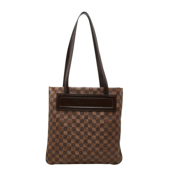 Pre-Owned Louis Vuitton Damier Clifton Tote Bag N51149 Brown Leather Women's LOUIS VUITTON