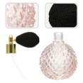 thumbnail image 2 of Botella de spray de perfume, 100 ml, patrón tallado, decoración de botella de perfume vacía (1 unidad, rosa) TUNC Sencillez, 2 of 3
