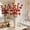 Red, variant on Realistic Artificial Berry Branches 27.56 Inch, Lifelike Fake Fruit Clusters with Matte Finish, Decorative Faux Fruit for Photography Props Table Centerpiece