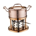 thumbnail image 1 of Luzkey Réchaud à Alcool Marmite Chaude en Acier Inoxydable Buffet Chaud pour BBQ Restaurant Usage Domestique C, 1 of 8