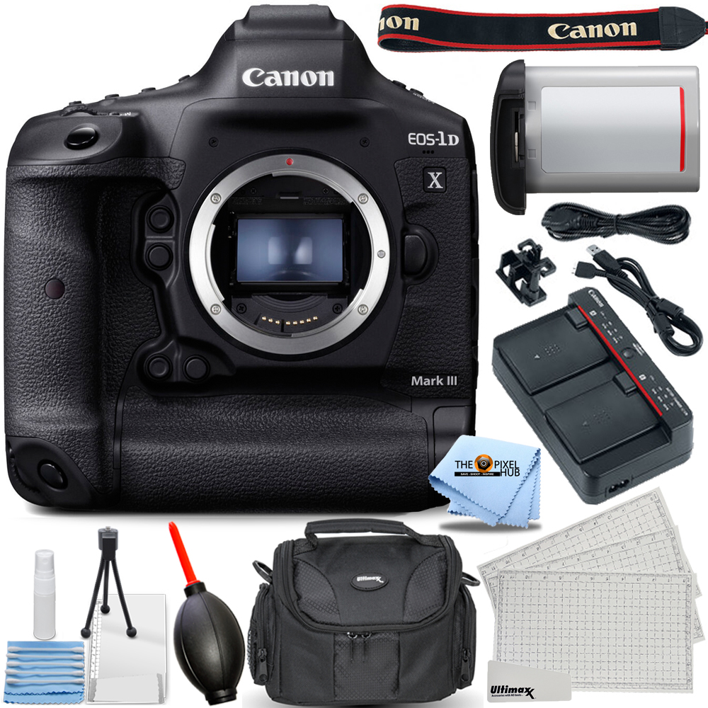 Canon EOS-1D X Mark III DSLR Camera (Body Only) 3829C005 - Essential Bundle - image 1 of 7