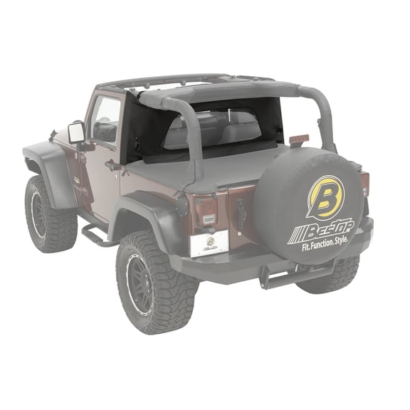 Bestop - 80035-35 - Wrap-Around Windjammer Fits select: 2003-2006 JEEP WRANGLER / TJ