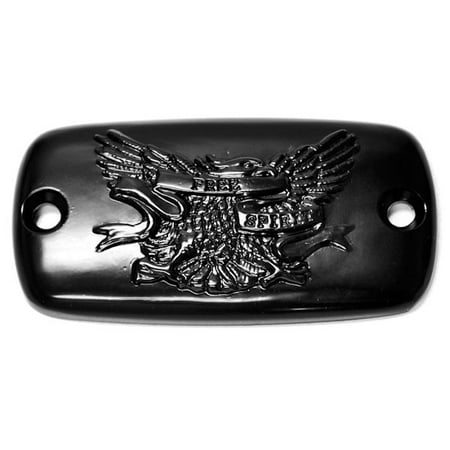- Krator Motorcycle Fluid Black Reservoir Cap Logo Engraved For 2001-2012 Honda Goldwing 1800