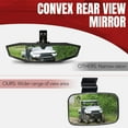thumbnail image 3 of A & UTV PRO Upgrade Wider Rear View Mirror for Polaris Ranger XP 1000 570 900 Crew 2015-2023 / Can Am Defender, UTV XL Adjustable Convex Center Rearview Side Mirror Accessories, 3 of 9