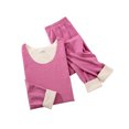 thumbnail image 1 of Sonducket Conjunto de ropa interior térmica de doble cara de lana sin costuras de cintura alta traje de lencería Unisex ropa de invierno ligera de felpa Prendas para la parte del cuerpo rojo 3 Sonducket AP013400-51, 1 of 6