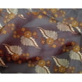 thumbnail image 4 of oneOone Silk Tabby Fabric Leaves Block Print Sewing Fabric BTY 42 Inch Wide, 4 of 4