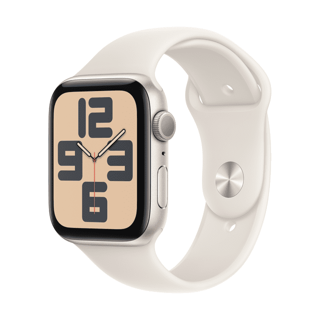 Apple Watch SE2 44mm GPS boîtier aluminium comète avec bracelet sport comète