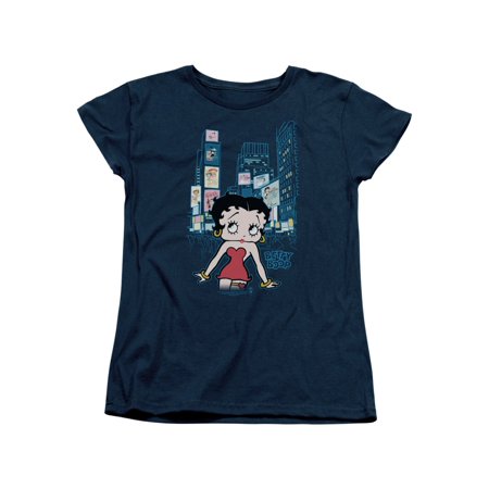 Betty Boop Cartoon Character Icon Boop in Times Square Women's T-Shirt