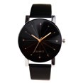 thumbnail image 2 of Isvgxsz Watches for Men Women Leather Strap Line Analog Quartz Ladies Wrist Watches Fashion Watch Easter Meal for Less, 2 of 2
