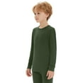 thumbnail image 2 of Unisex Kids 100% Merino Wool Base Layer Top Thermal Underwear Shirt for Girls and Boys, 2 of 7