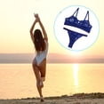 thumbnail image 4 of 2 piezas de encaje sexy conjunto de ropa interior sujetador ropa interior regalo para mujer, azul real, S Inevent XX000054-09, 4 of 7