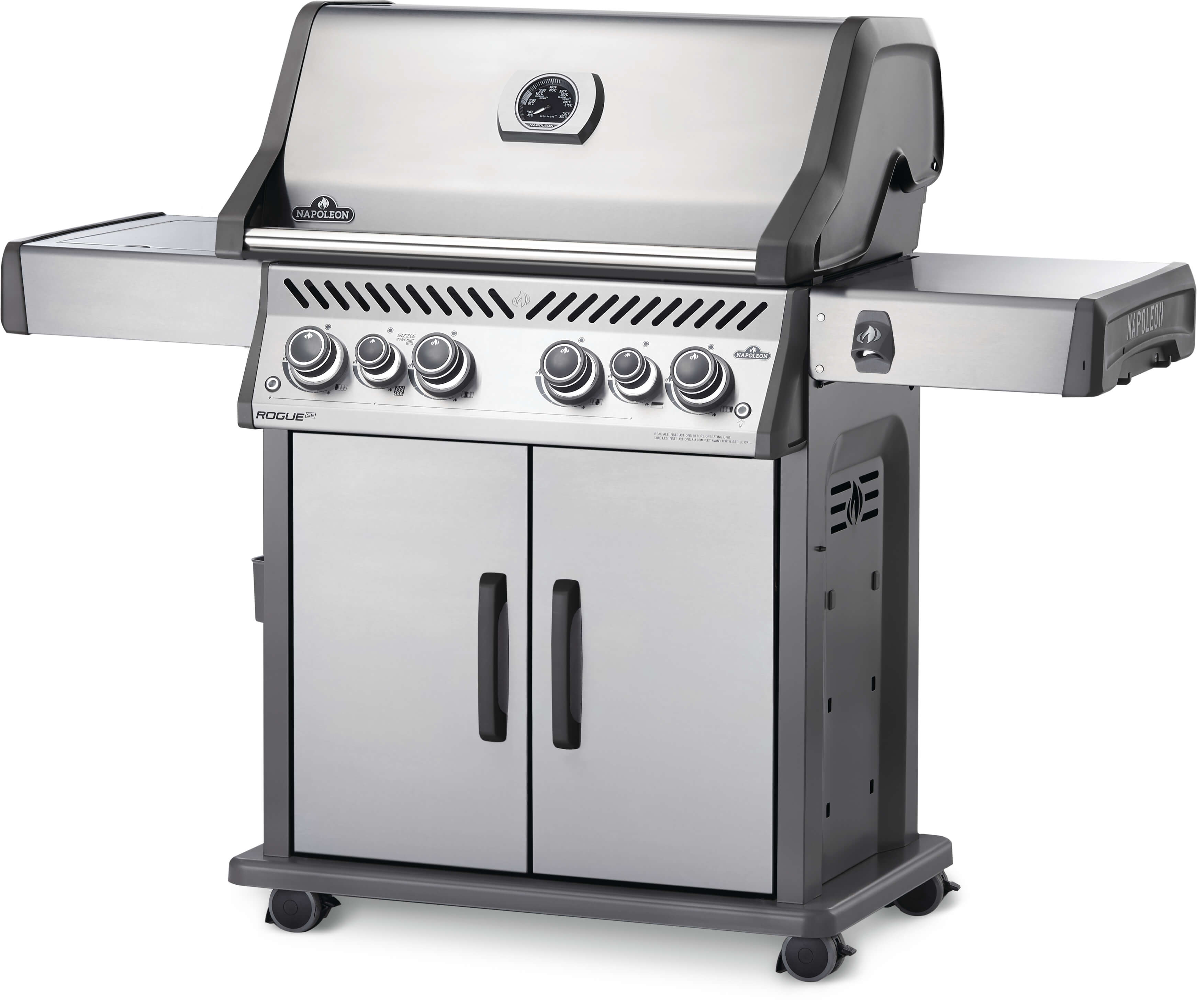 Rogue® SE 525 Natural Gas Grill with Infrared Rear and Side Burners, Stainless Steel - image 2 of 14