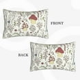 thumbnail image 4 of Daiia Colorful Mushrooms and Plants Bedding Waterproof Pillow Protector Zippered Queen – Bed Bug Proof Pillow Encasement-20"x30", 4 of 9