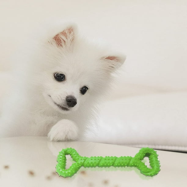 Dog Teeth Cleaning Stick Bone Shaped Soft Non Toxic TPR Dog Dog Chew Toy Easy Cleaning Teeth Grinding Bite Resistant Toothbrush for Pet Dental Care