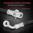 thumbnail image 4 of A-Premium Rear Driver Brake Hydraulic Hose Compatible with Select Chevy, GMC, Pontiac and Suzuki Models - Equinox 2007-2012, Terrain 2010-2011, Torrent 2007-2009, XL-7 2007-2009 - Replace# 23240856, 4 of 6