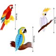 thumbnail image 3 of 6 piezas de pájaros tropicales, panal, loro, hawaiano, verano, playa, fiesta, hogar, aula, decoraciones colgantes (loro) Namotu WMZL-1556, 3 of 7