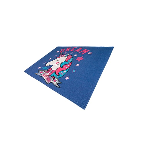 Jojo Siwa Unicorn HD Digitally Printed Rug, 4'6"x6'6"