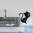 thumbnail image 2 of Escultura de figura de mujer africana, decoración del hogar, reloj de pared de gato, adorno moderno de dibujos animados para sala de estar interior, h, 2 of 8